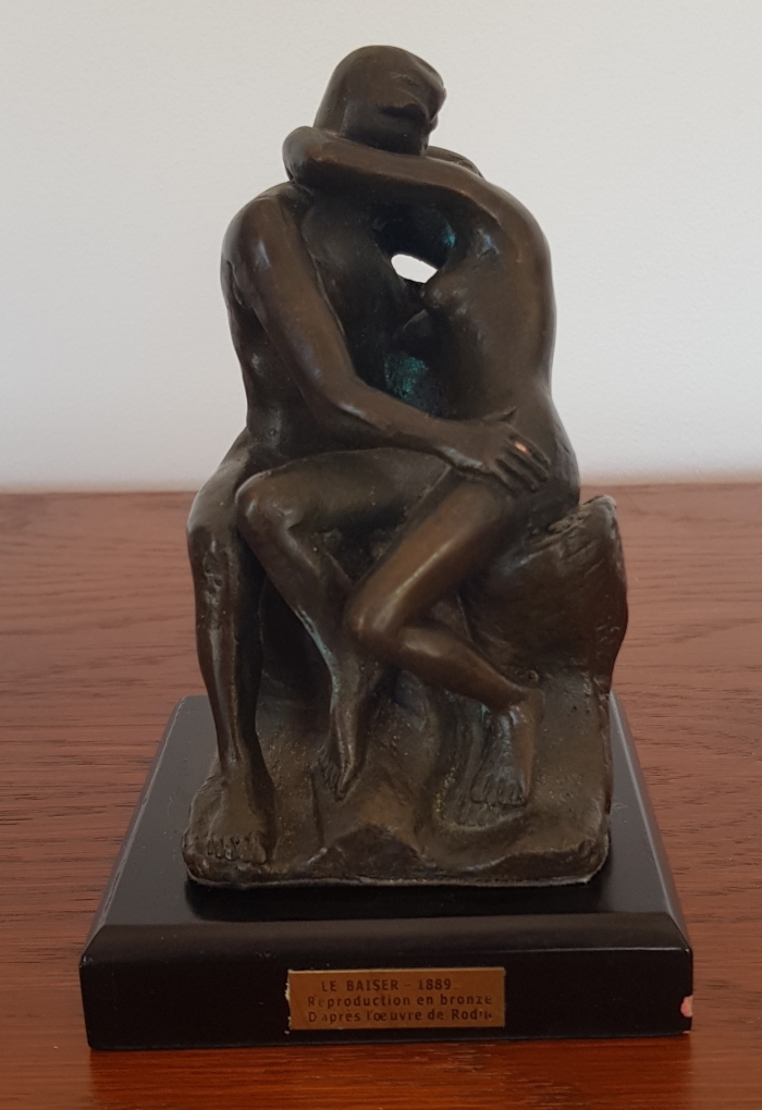 Reproduction en Bronze "Le Baiser"