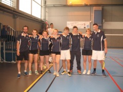 BADMINTON : L'EQUIPE D1 CHAMPIONNE DROME - ARDECHE